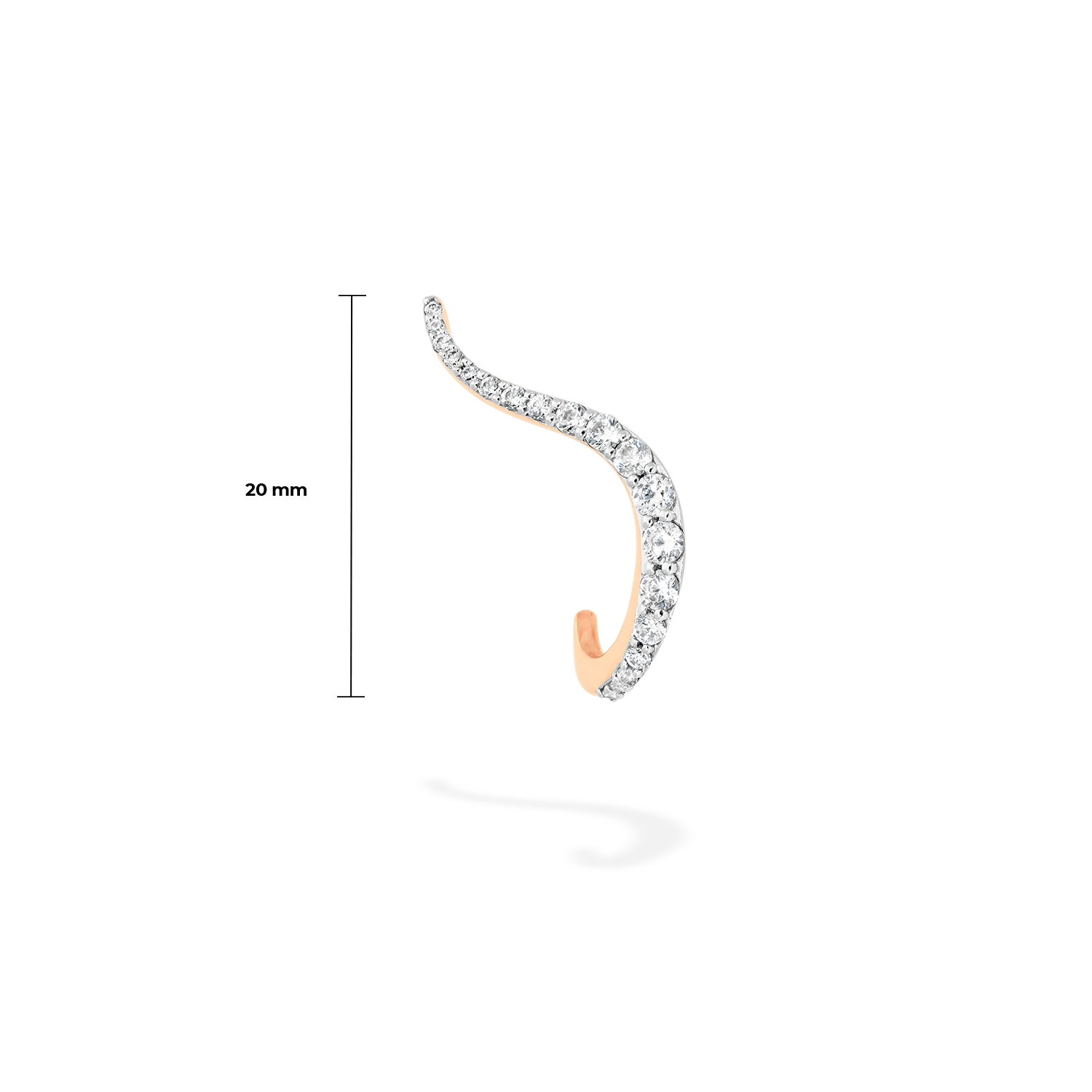 Single Halo Earring | Diamonds