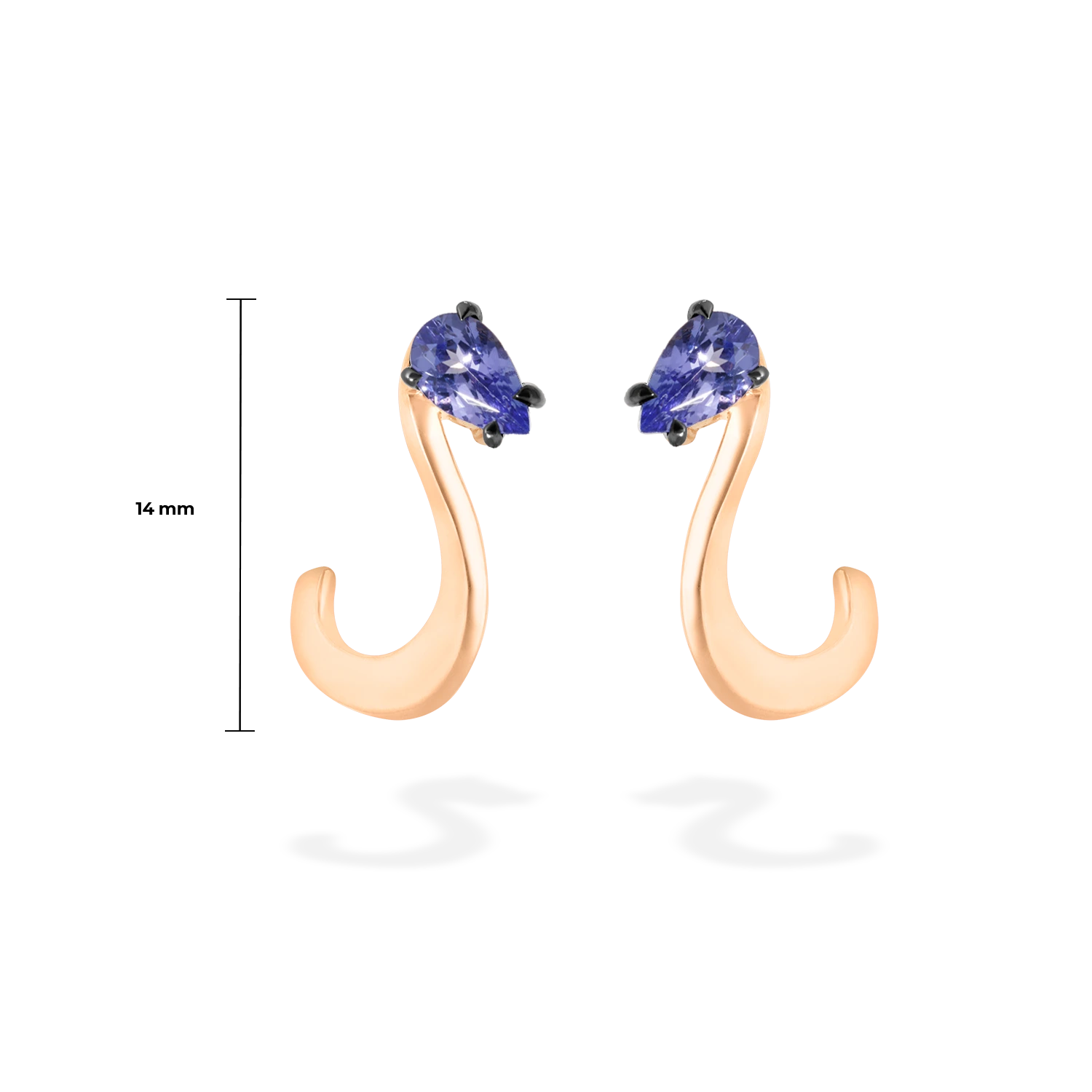 Nova pair of Earrings | Tanzanite