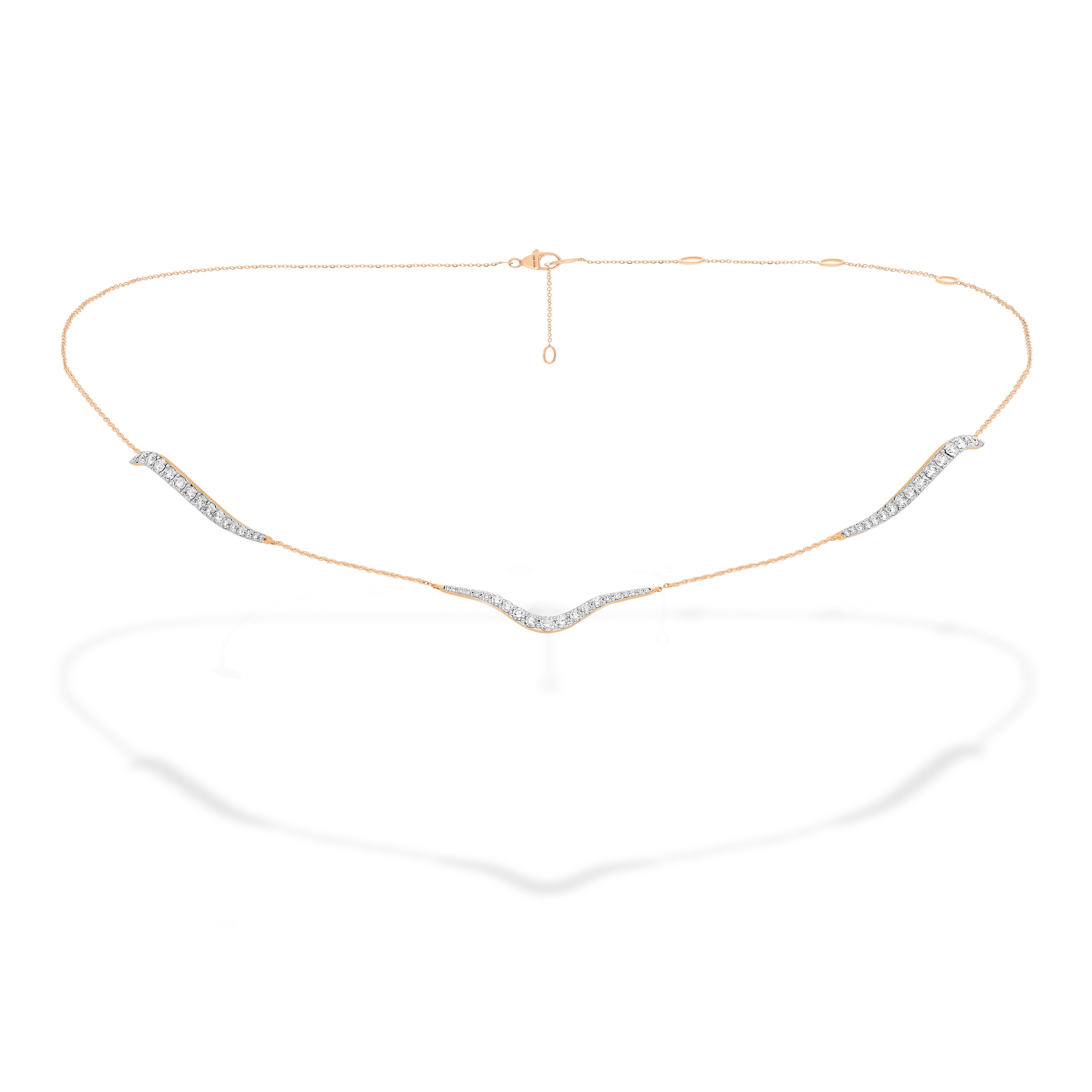 Aurora Chain Necklace | Diamonds