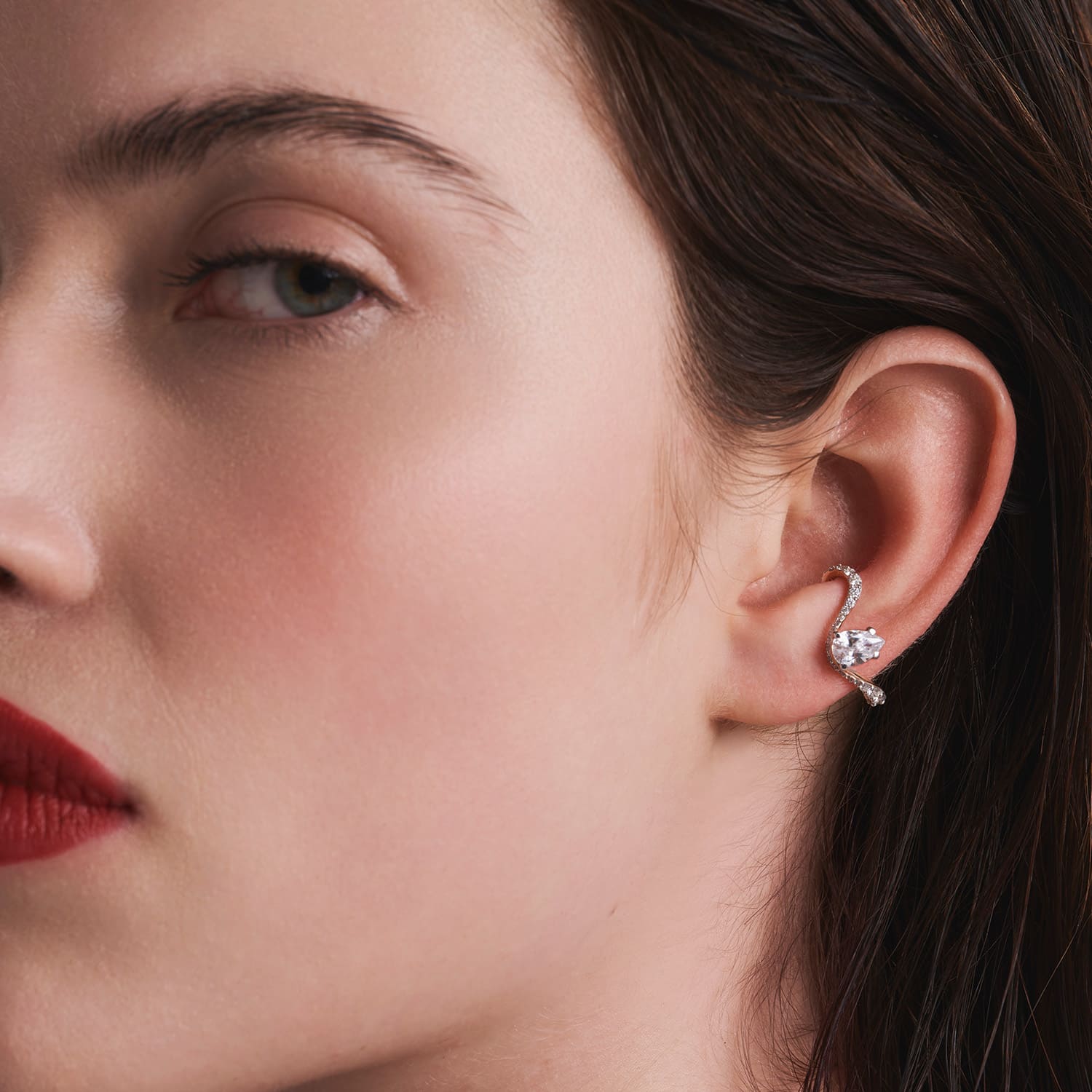 Comet Ear Jewel | Diamond & Diamonds