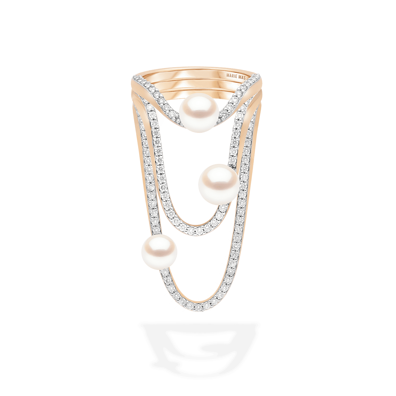 Paloma's Ring Stack | Pearls & Diamonds