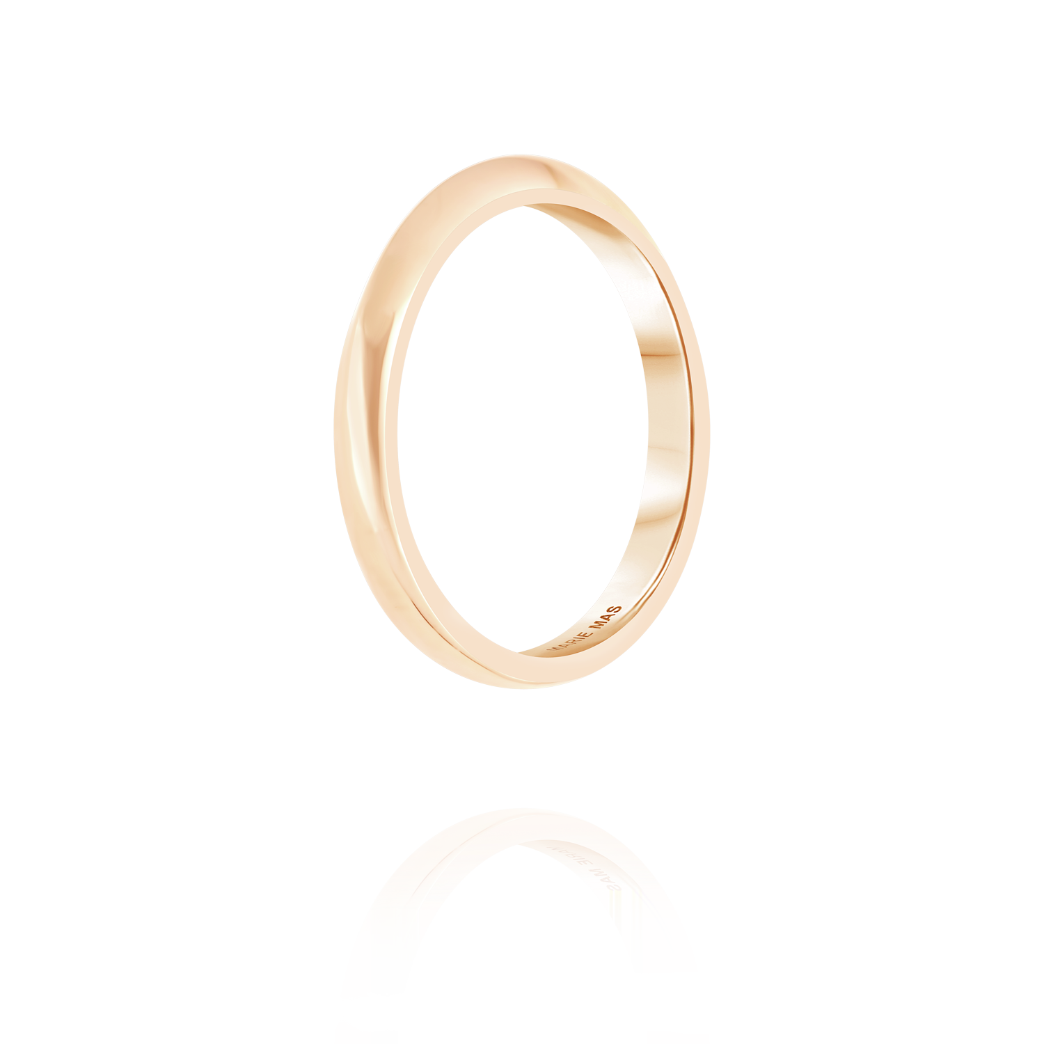 Women's wedding ring 18k rose gold Sharp I Ring