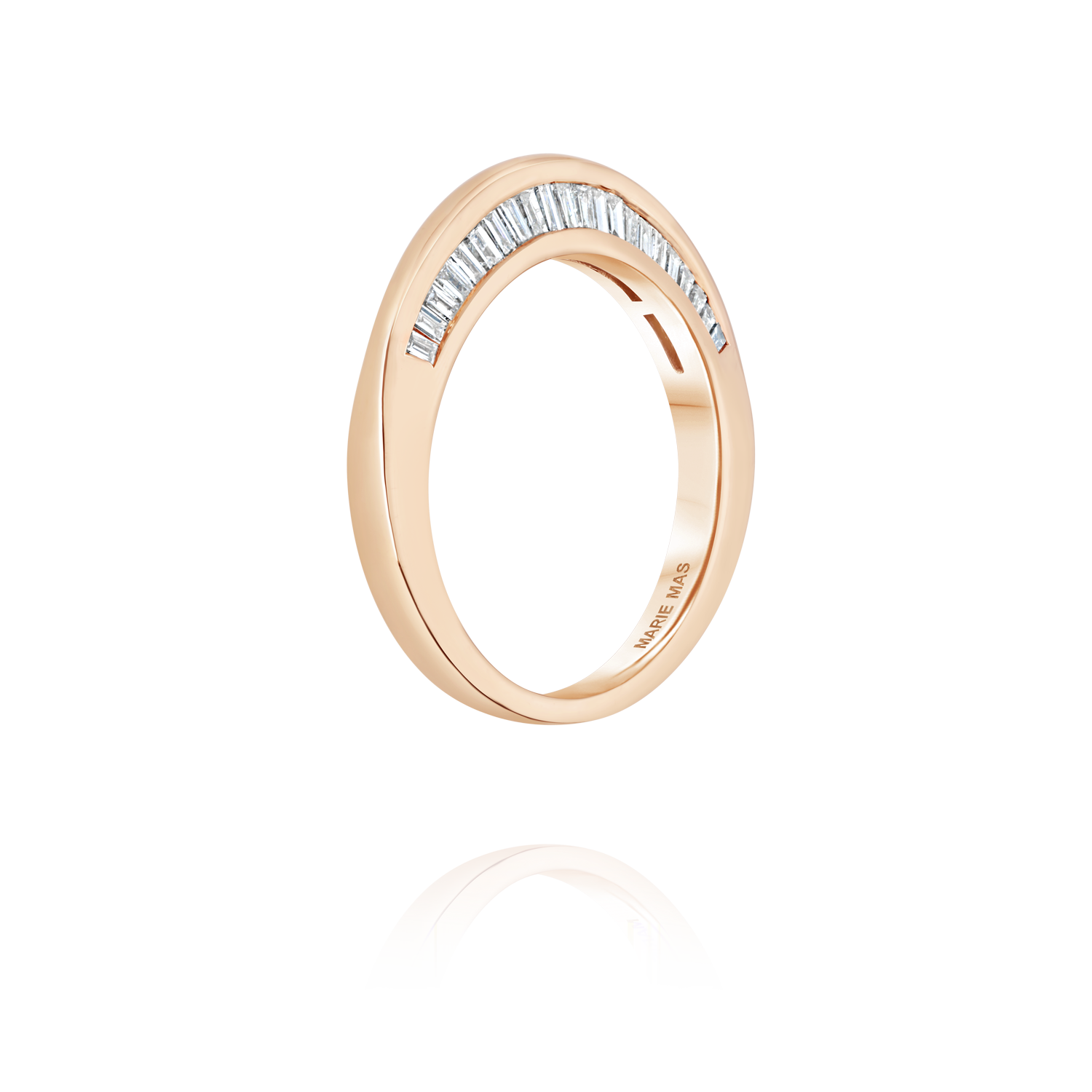Starlight sharp I ring | Rose Gold