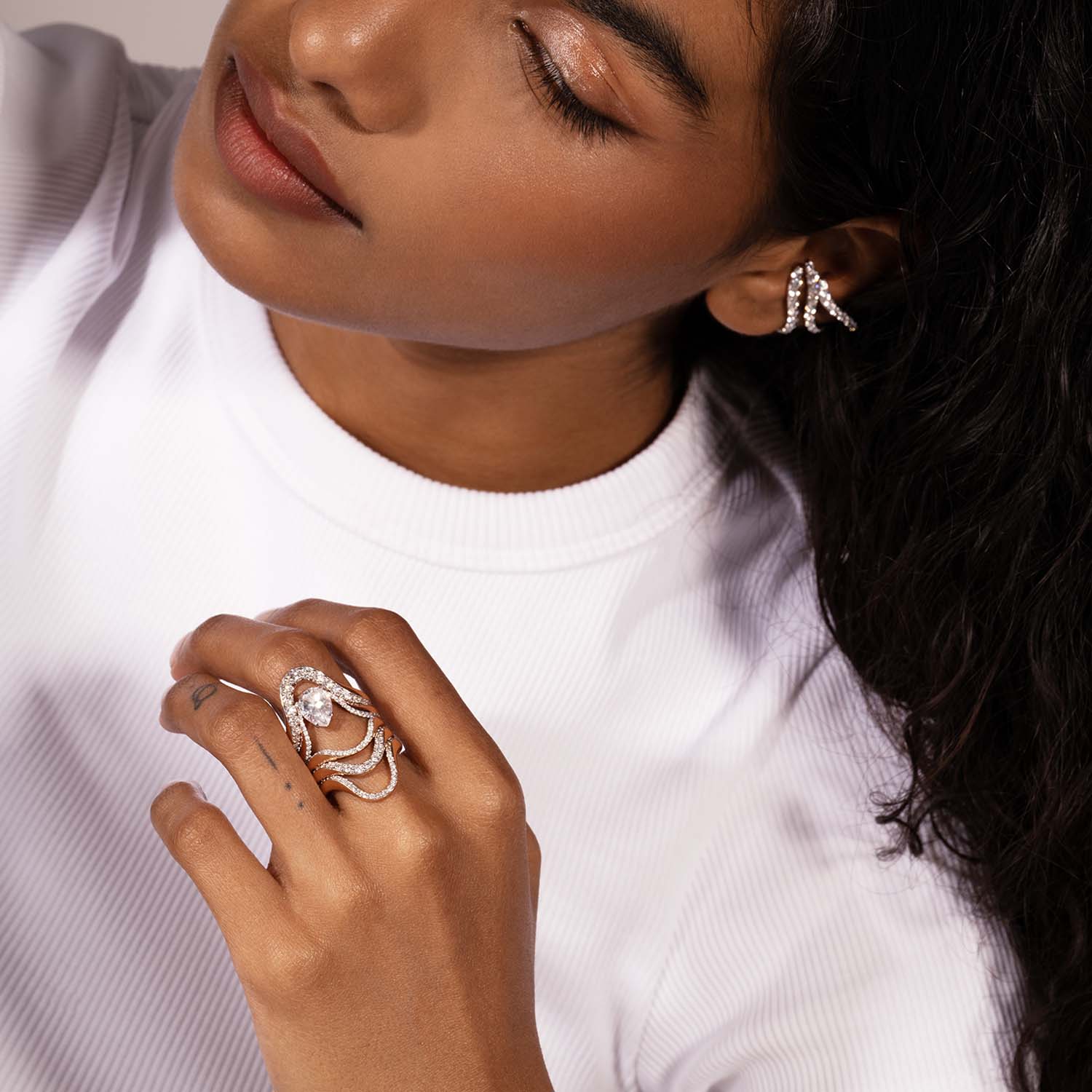 Sunita's ring stack