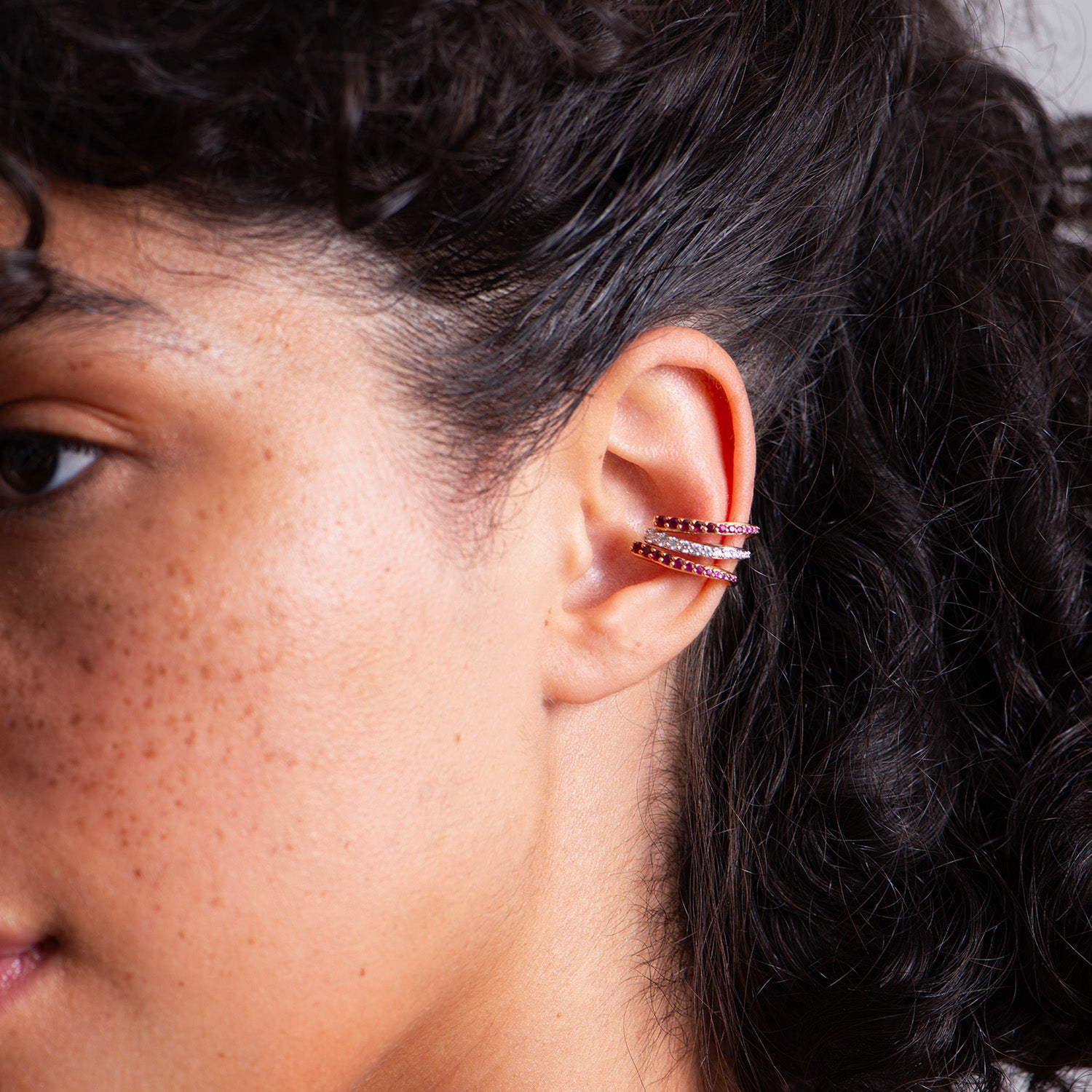 Ocean Tide Ear Jewel | Diamonds