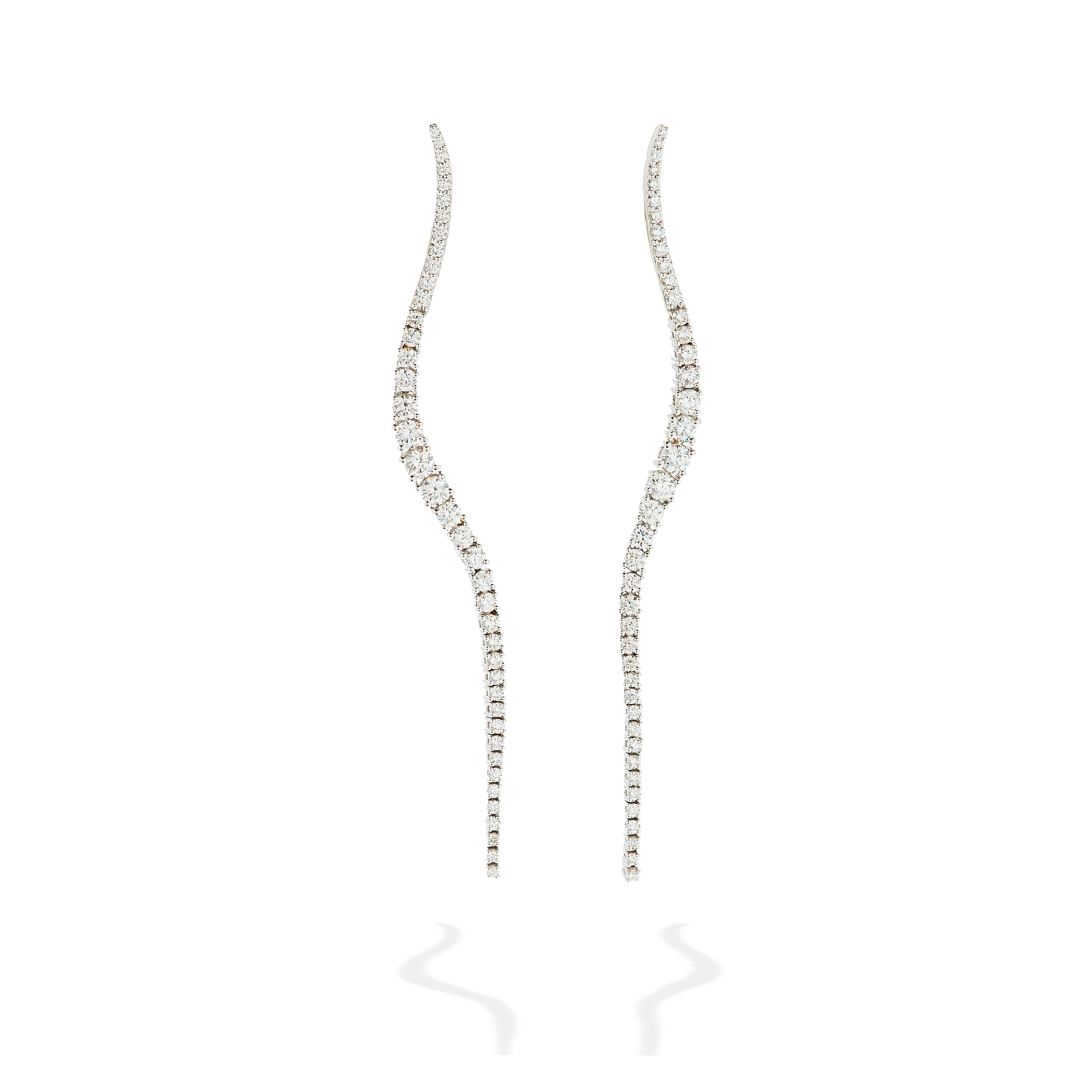 Pair of Long Halo Earrings