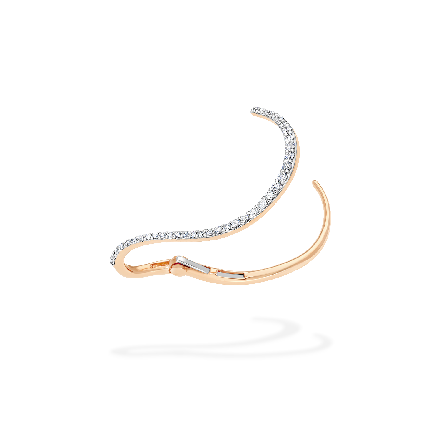 Queen Wave Ear Jewel | Diamonds