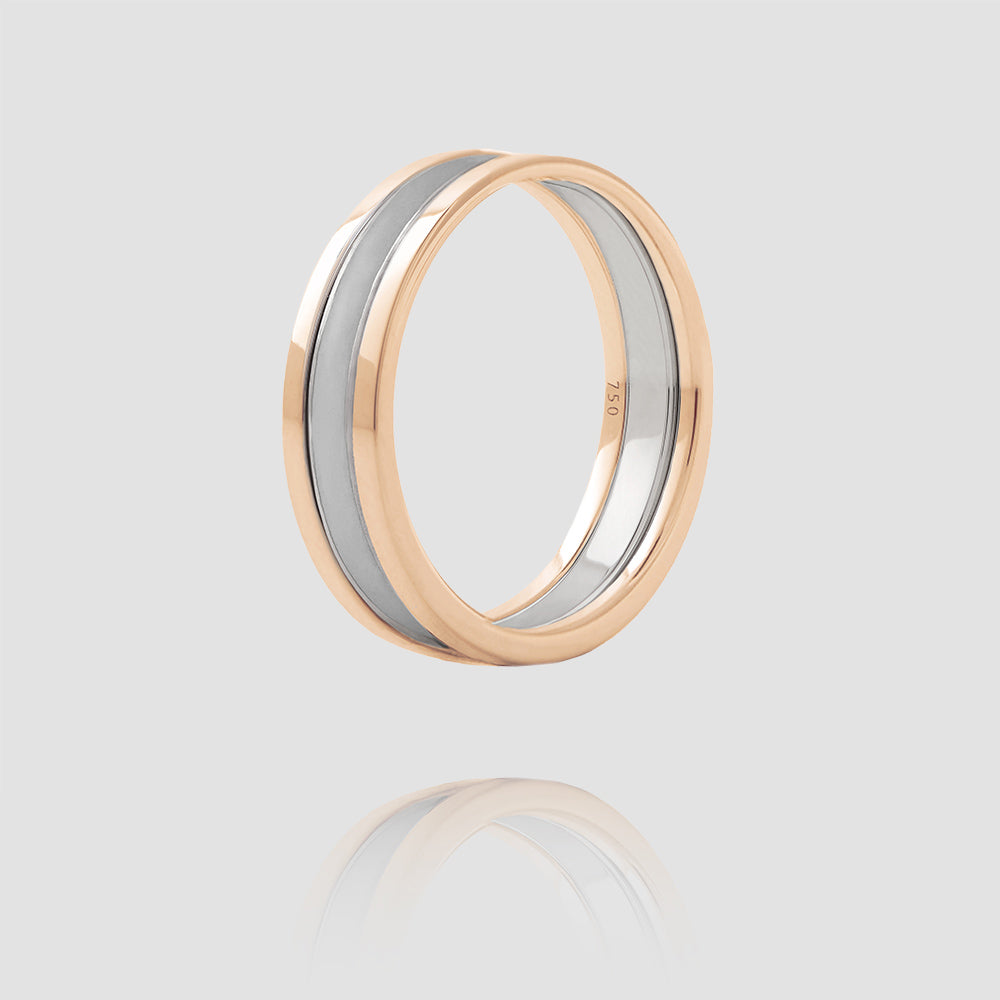 We Ring | Or Rose Laque Grise