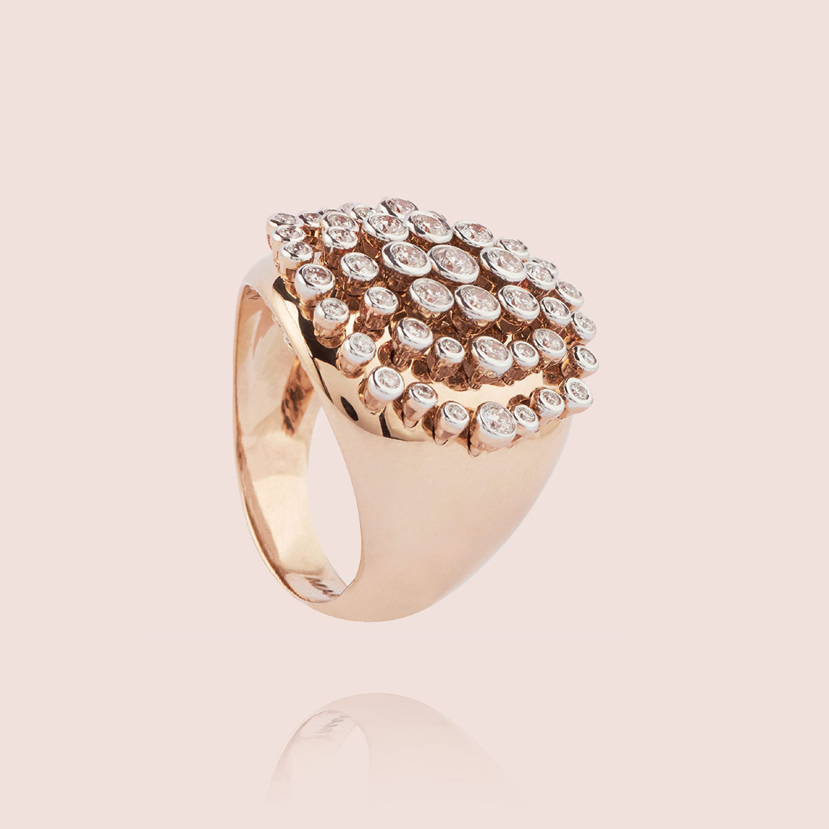 King Wave Ring | Diamonds