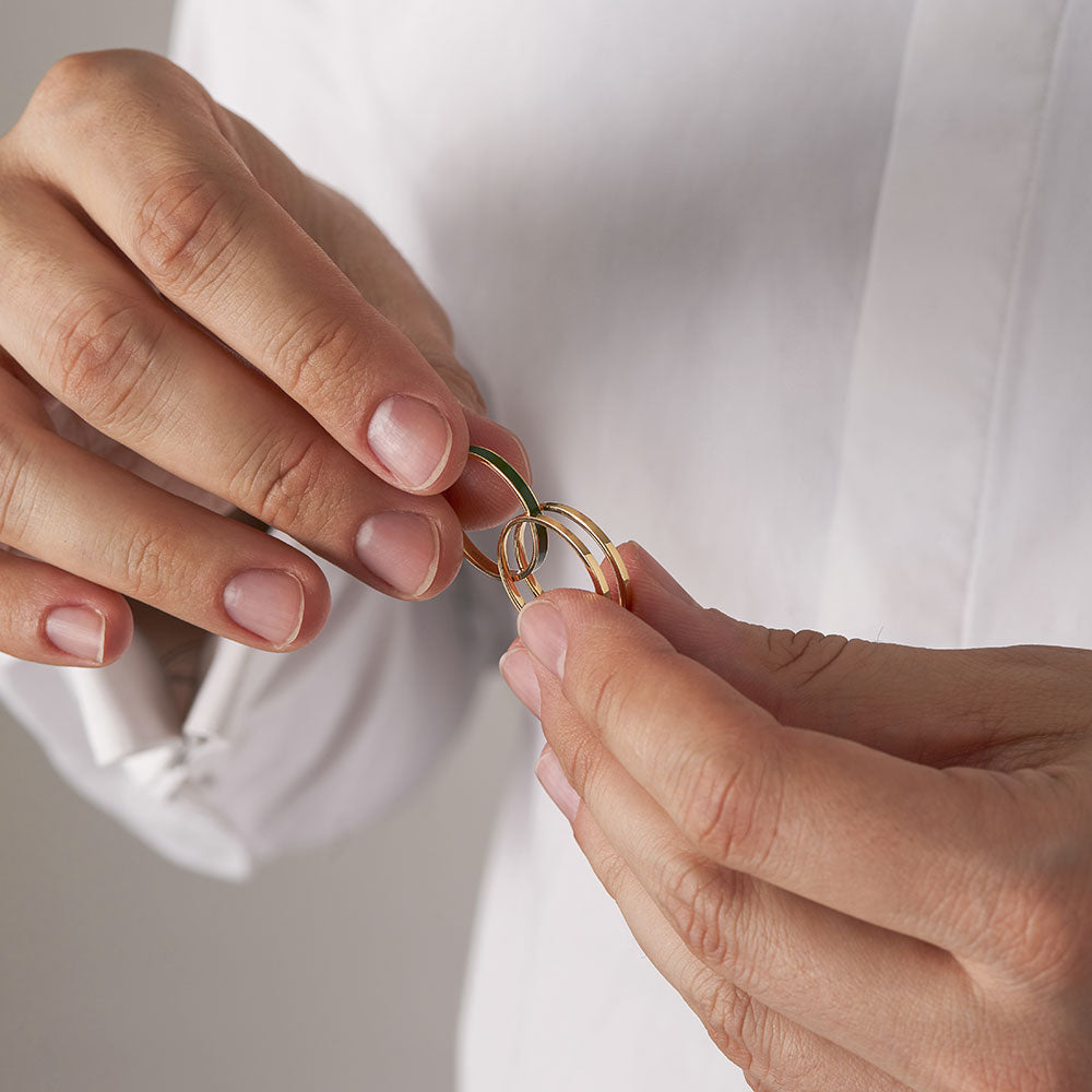 U Ring | Yellow Gold