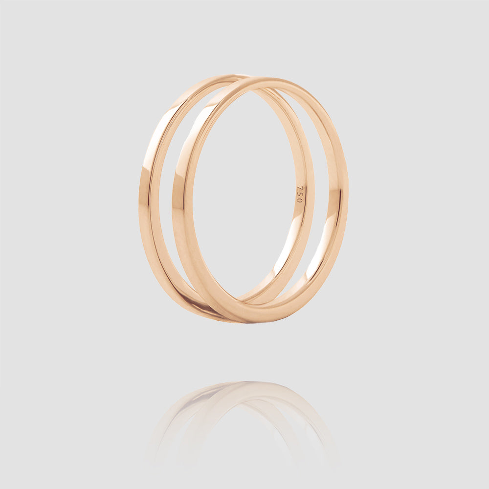 U Ring | Or Rose