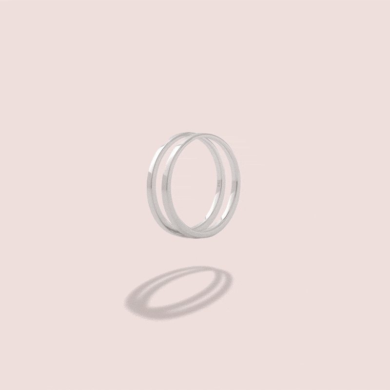 We Ring | White Gold White Lacquer