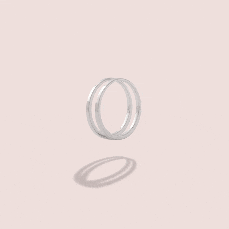 We Ring | White Gold Matt