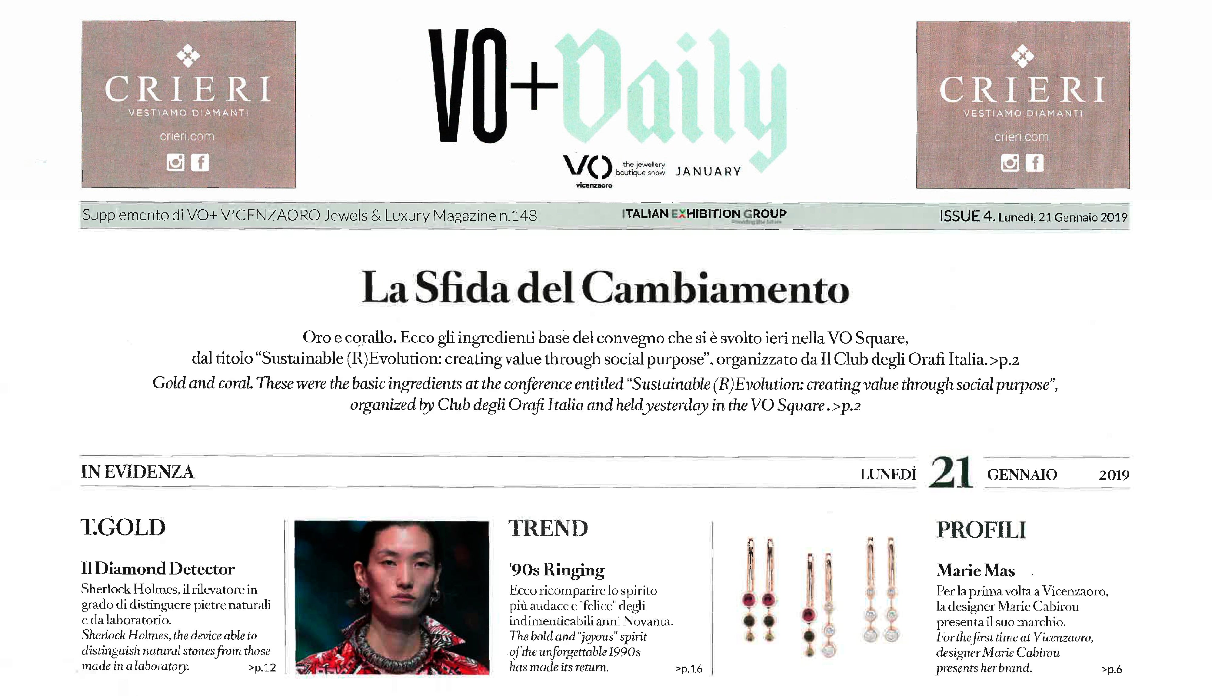 VO+ DAILY: I diamanti che danzano