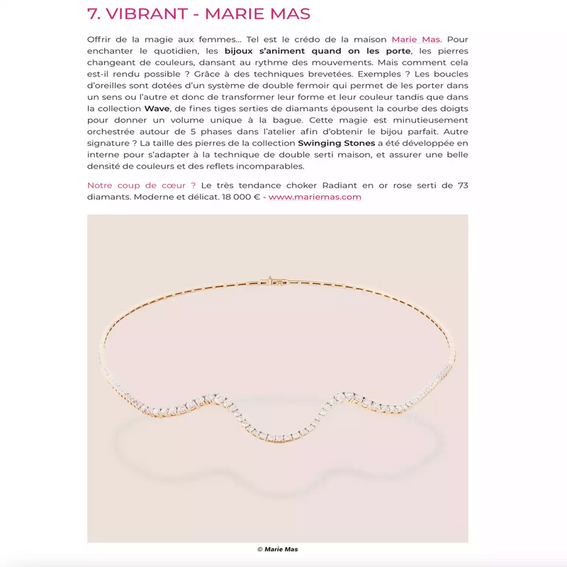 Radiant Choker | Half diamond