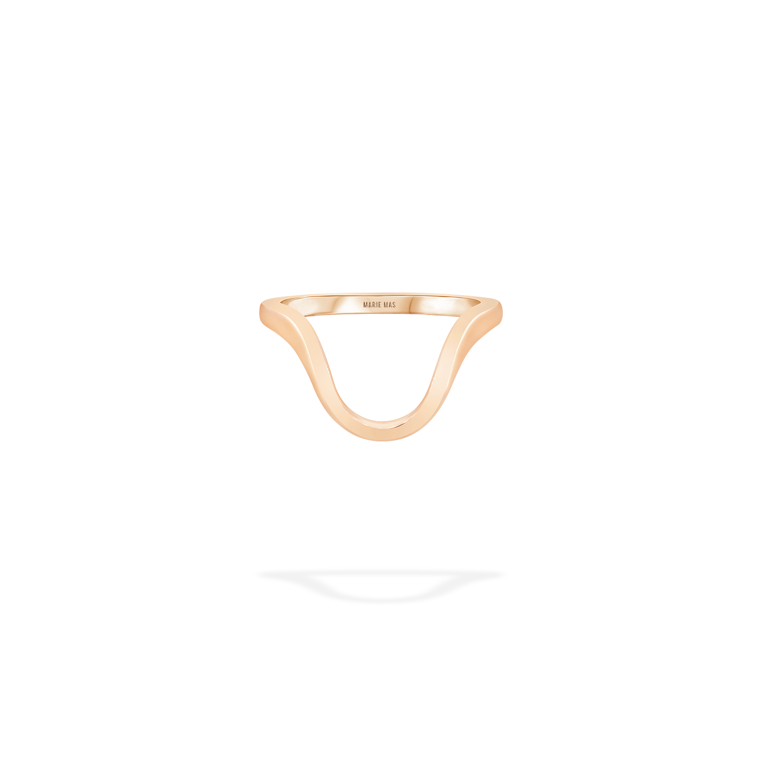 Ring Stack n° 2 | rose gold & half diamond