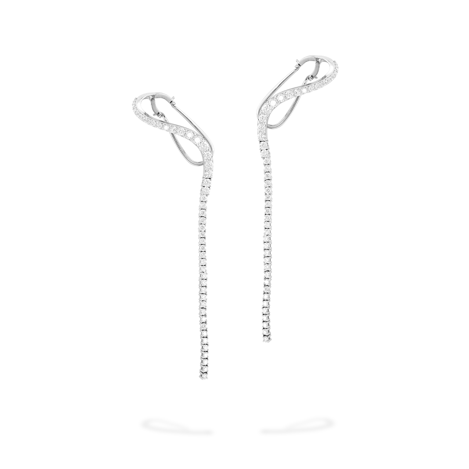 Aurora Earrings | White gold