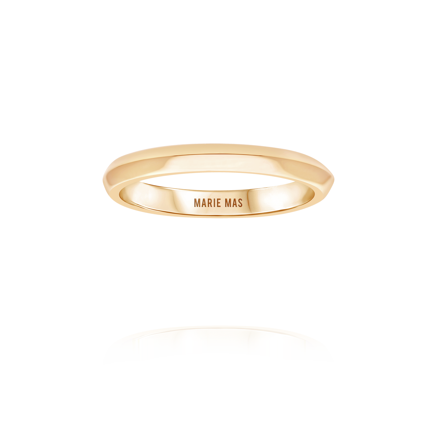 Sharp I ring | Yellow Gold