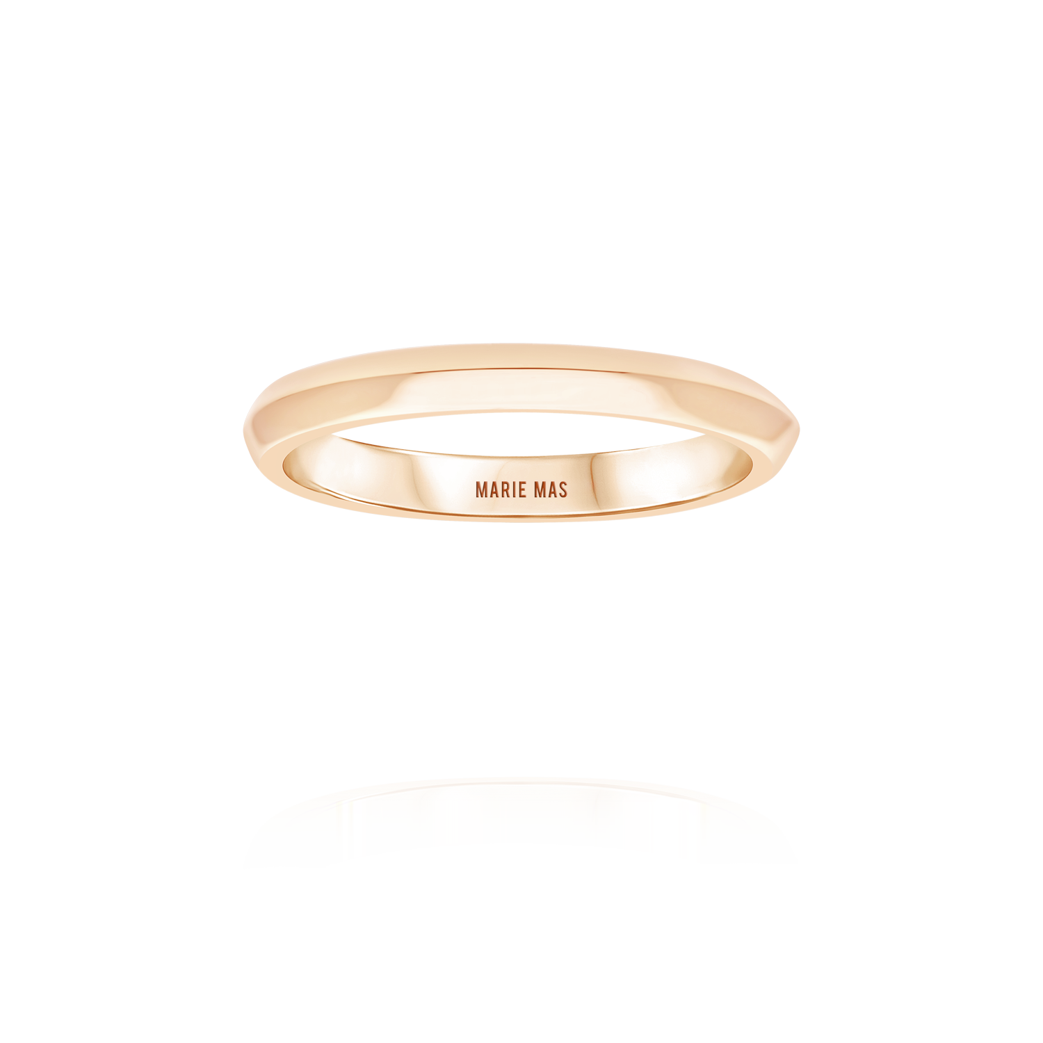 Sharp I ring | Rose Gold