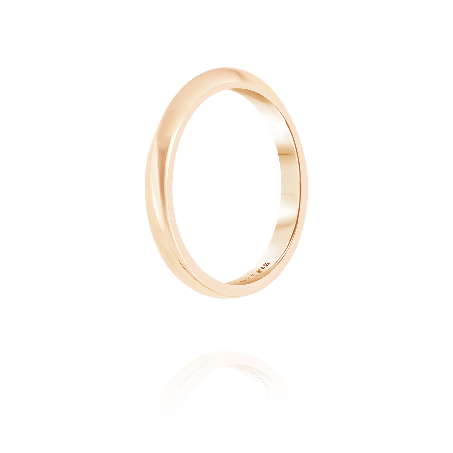 Sharp I ring | Rose Gold