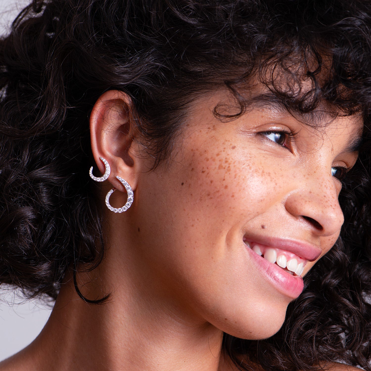 Grand Radiant Hoop Earrings