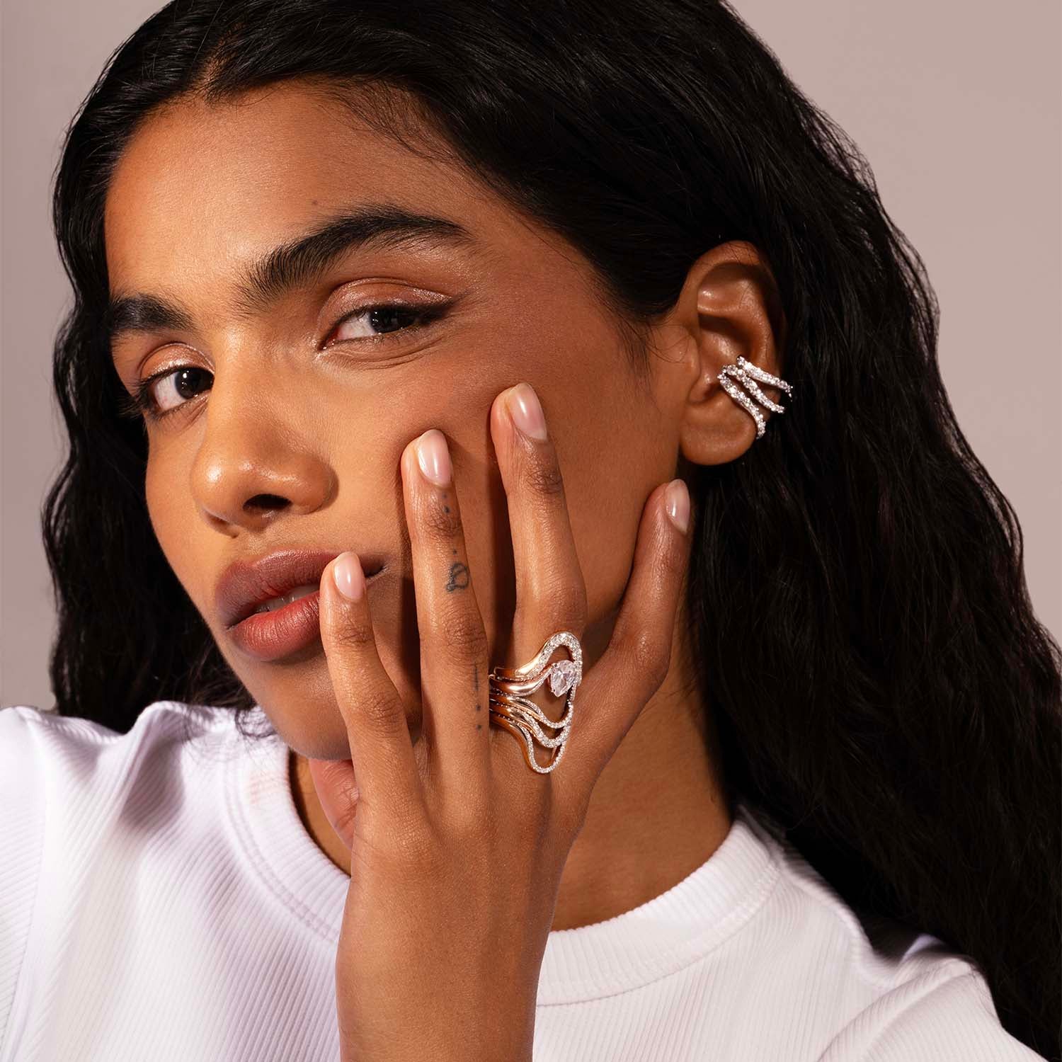 Sunita's ring stack
