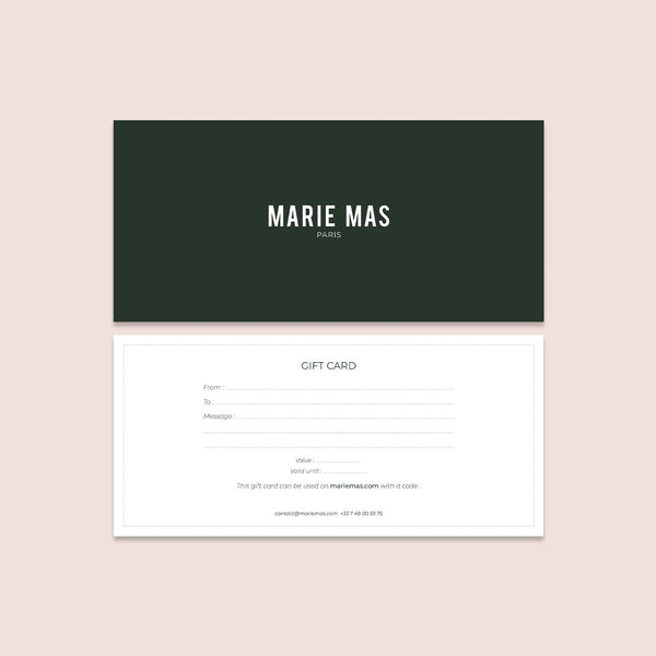 MARIE MAS Gift card