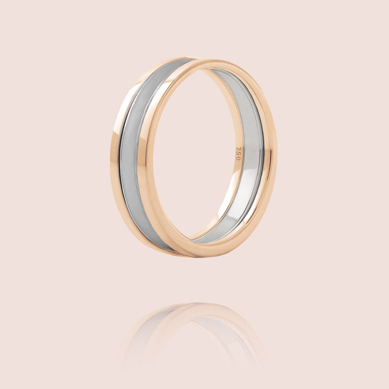 We Ring | Or Rose Laque Grise