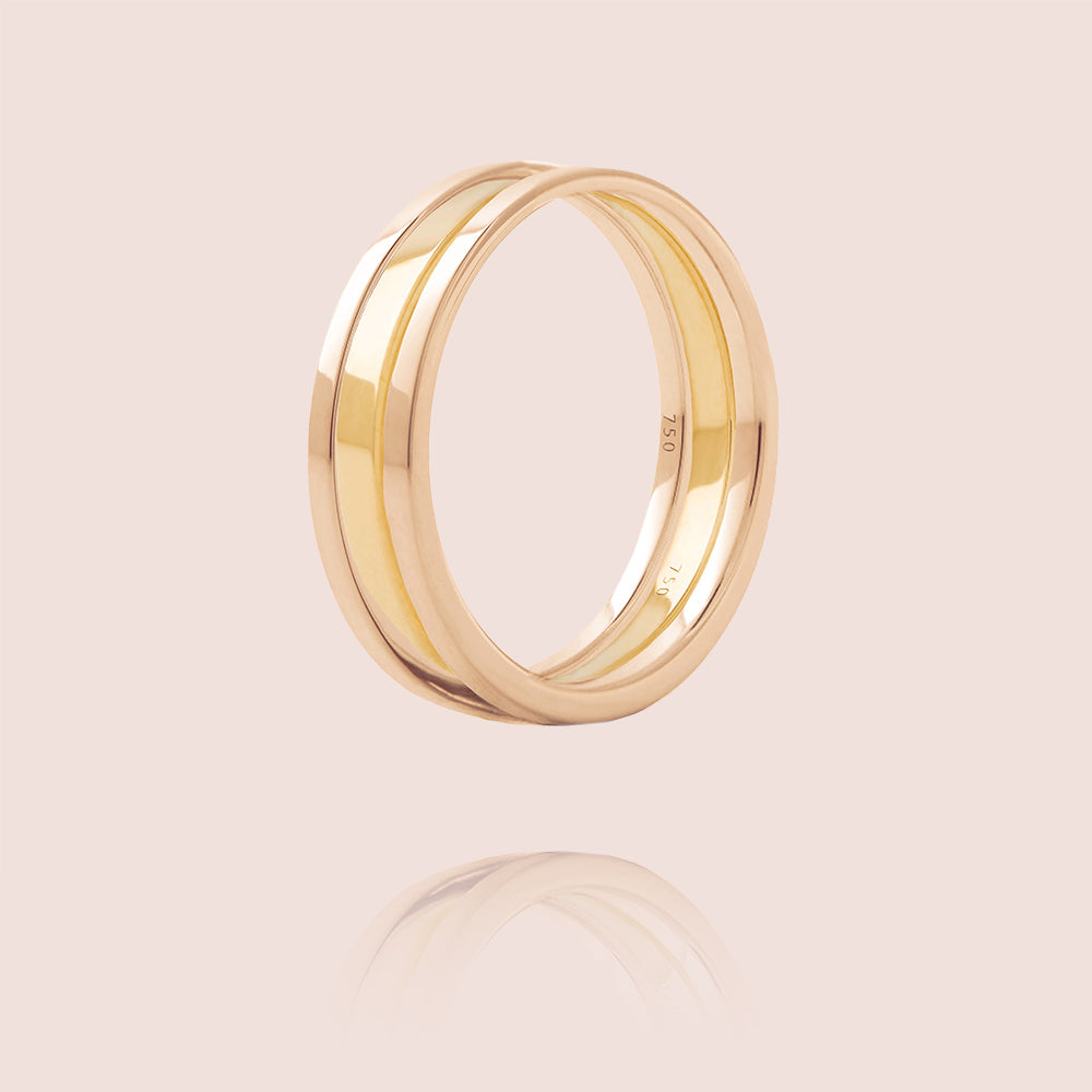 We Ring | Or Rose & Jaune