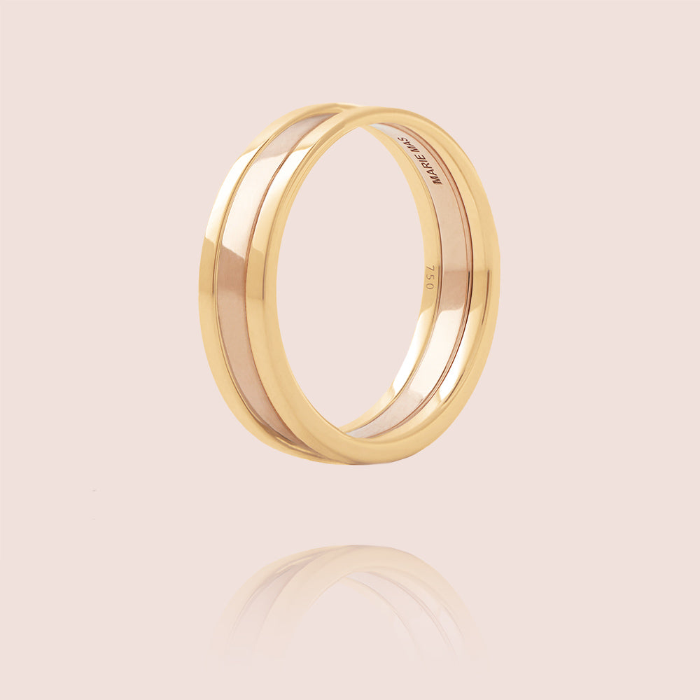 We Ring | Yellow & Rose Gold