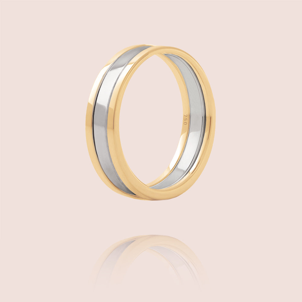 We Ring | Or Jaune & Blanc