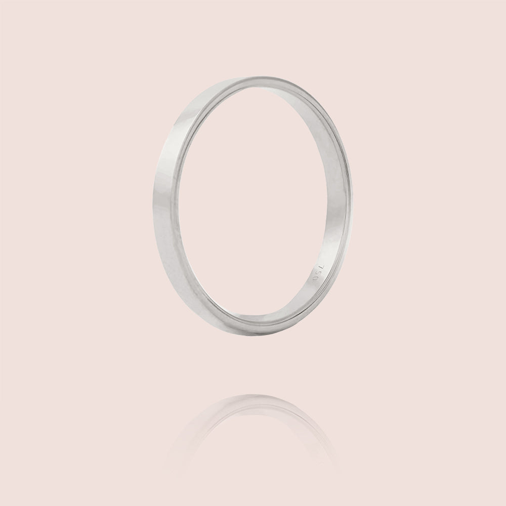 I Ring | White Gold Matt