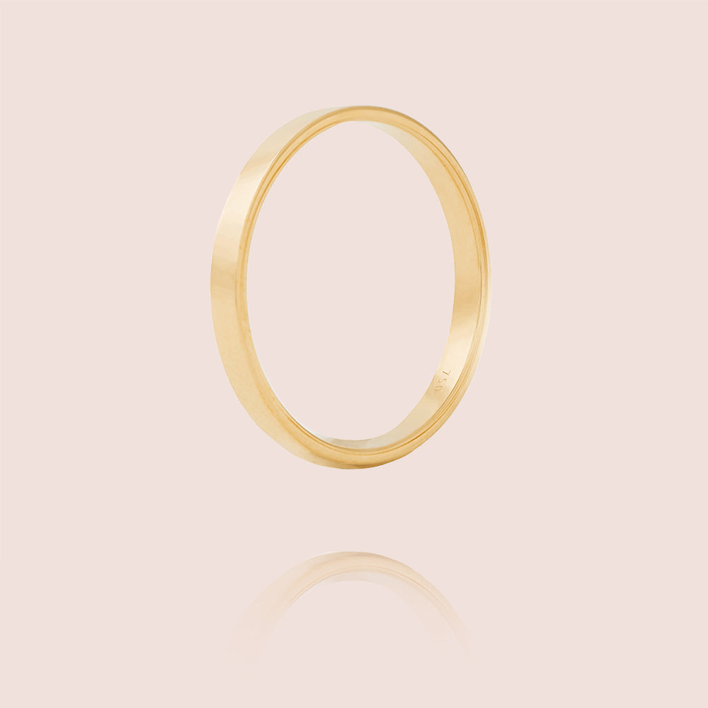 I Ring | Yellow Gold Matt