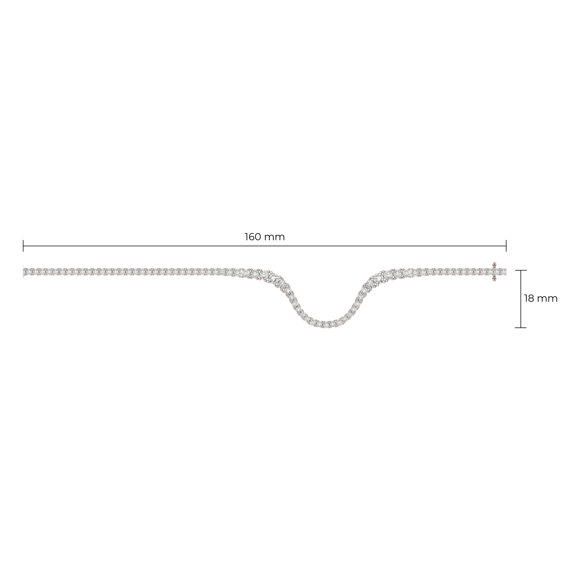 Radiant Bracelet | Full diamond