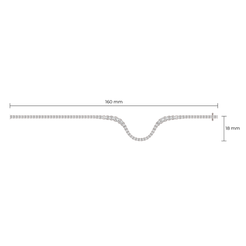 Radiant Bracelet | Full diamond